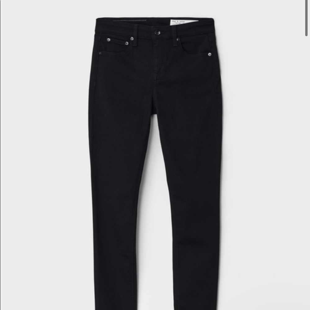 Rag and Bone High Rise Ankle Skinny Jean
